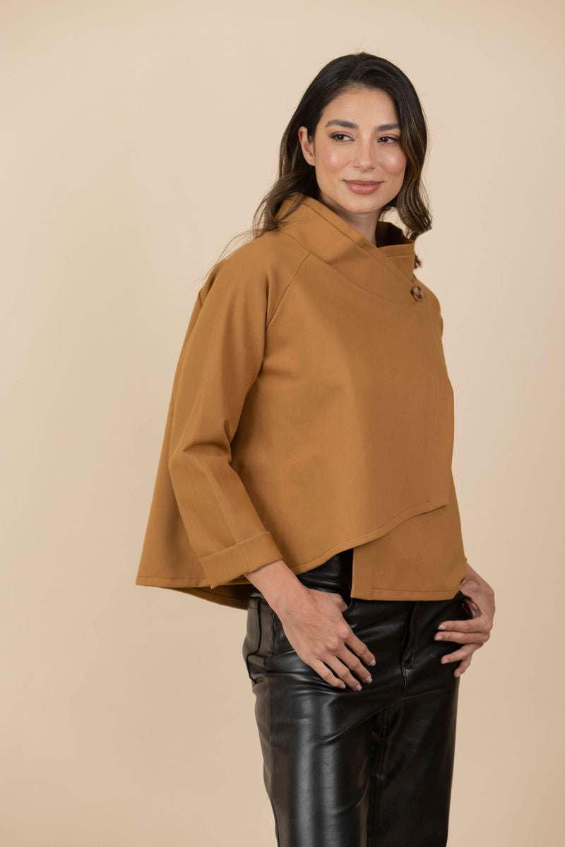 Blusa / Chaqueta Zoe Mostaza