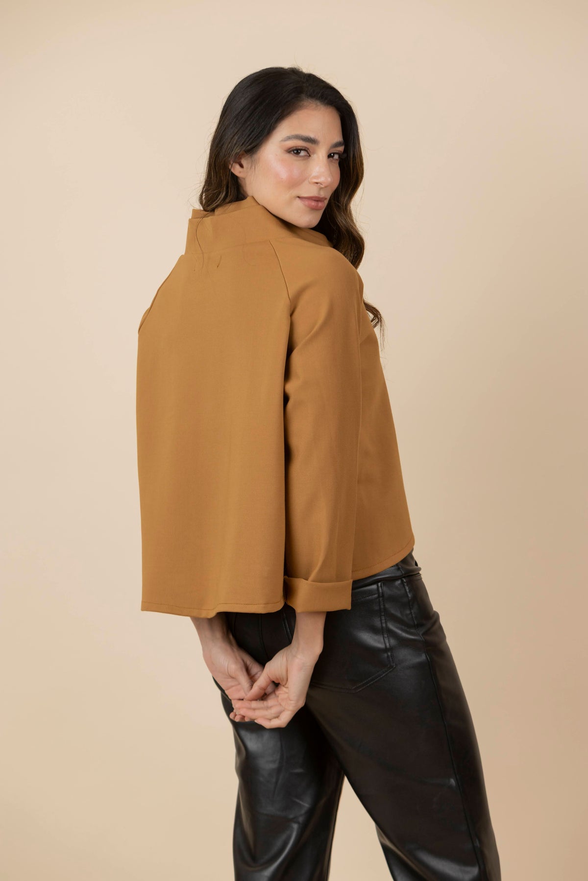 Blusa / Chaqueta Zoe Mostaza