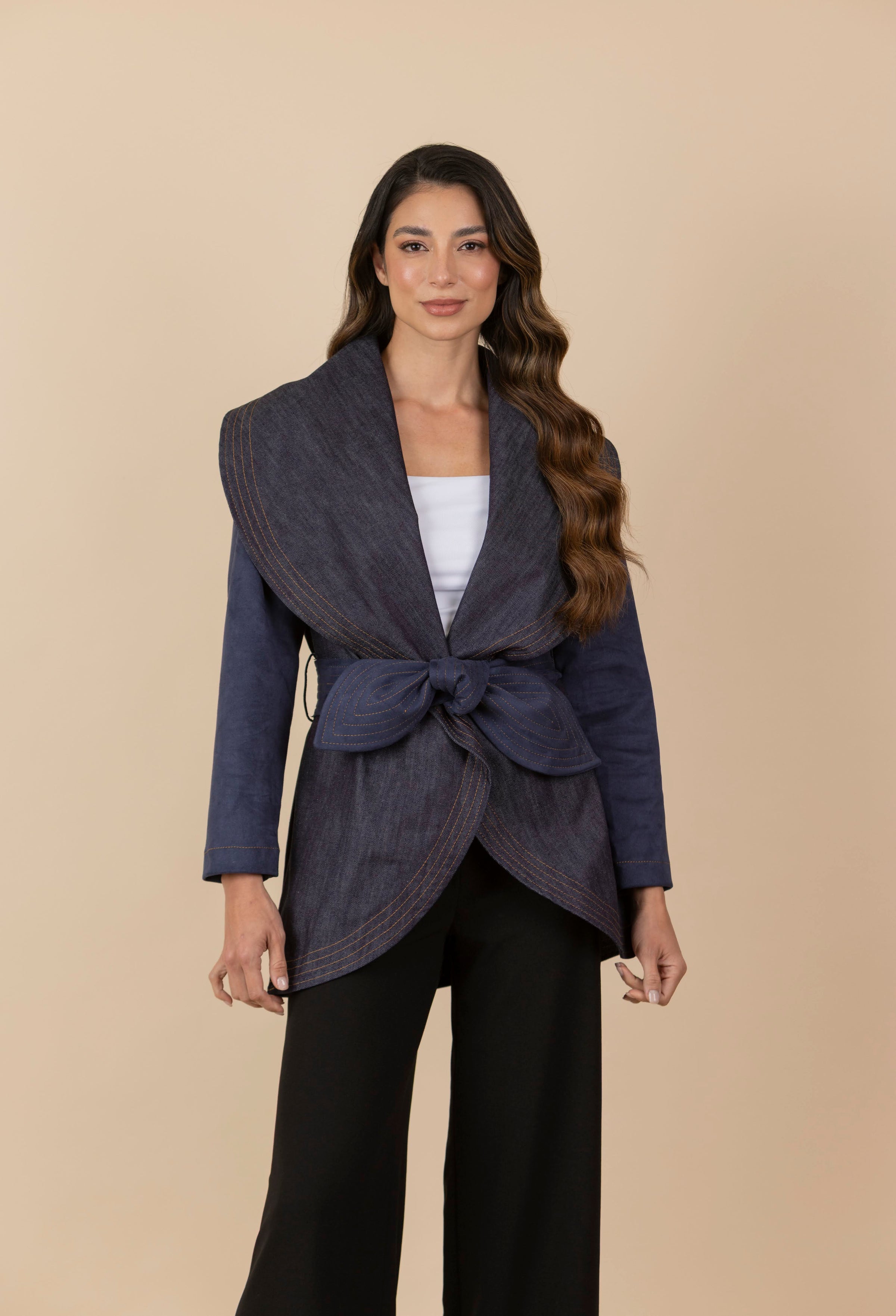 Chaqueta María Jean Ecocuero Ref. #2