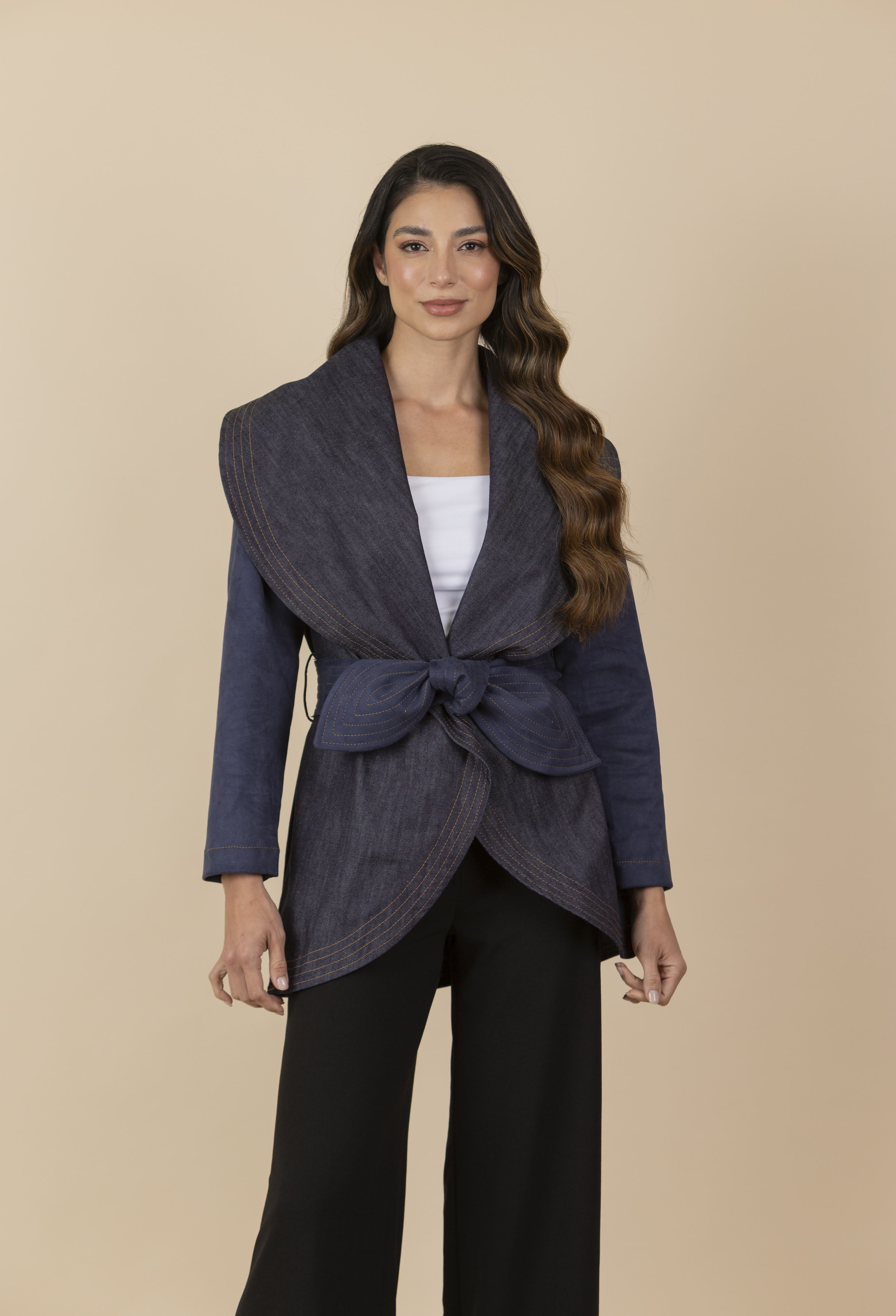 Chaqueta María Jean Ecocuero Ref. #2