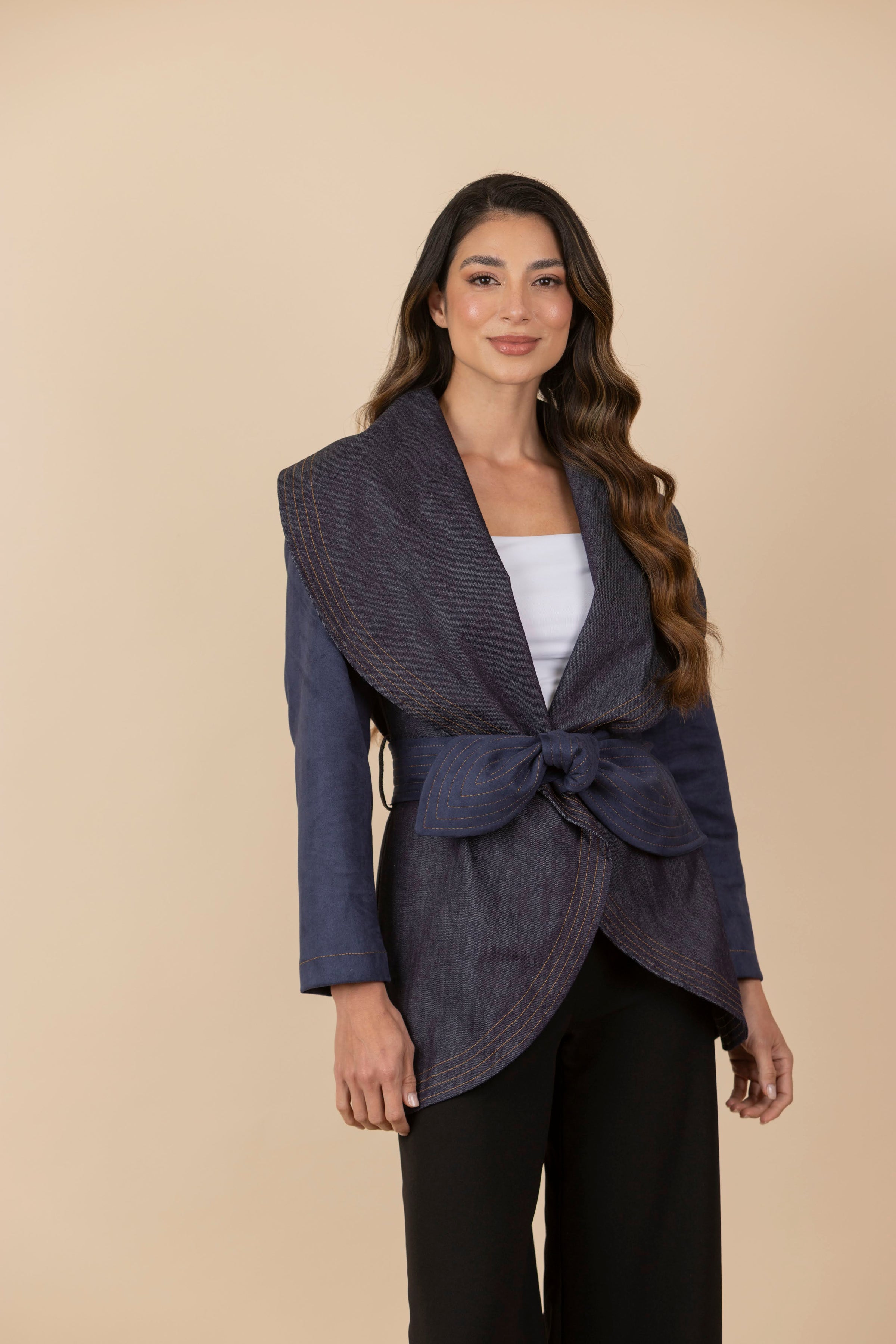 Chaqueta María Jean Ecocuero Ref. #2