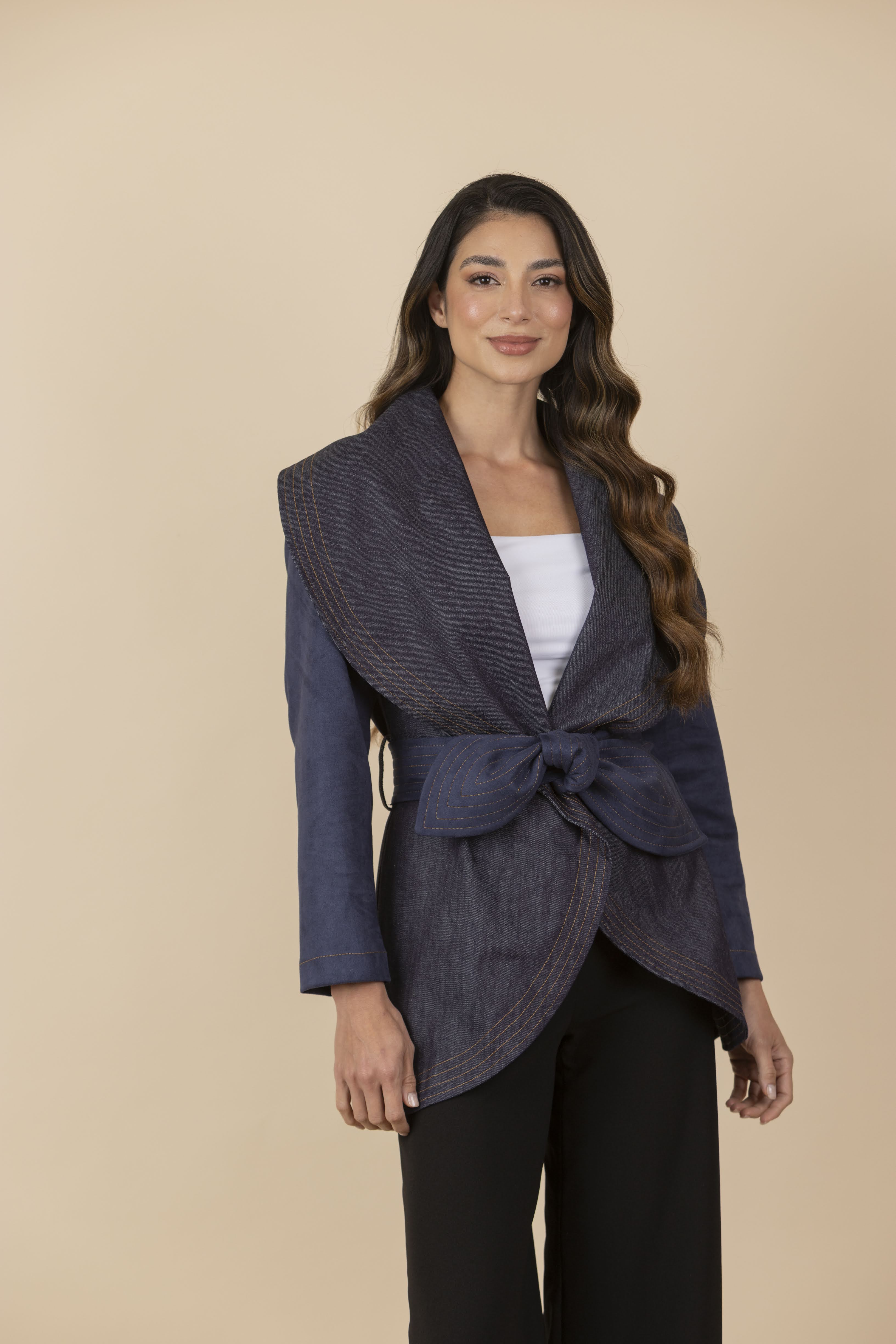 Chaqueta María Jean Ecocuero Ref. #2
