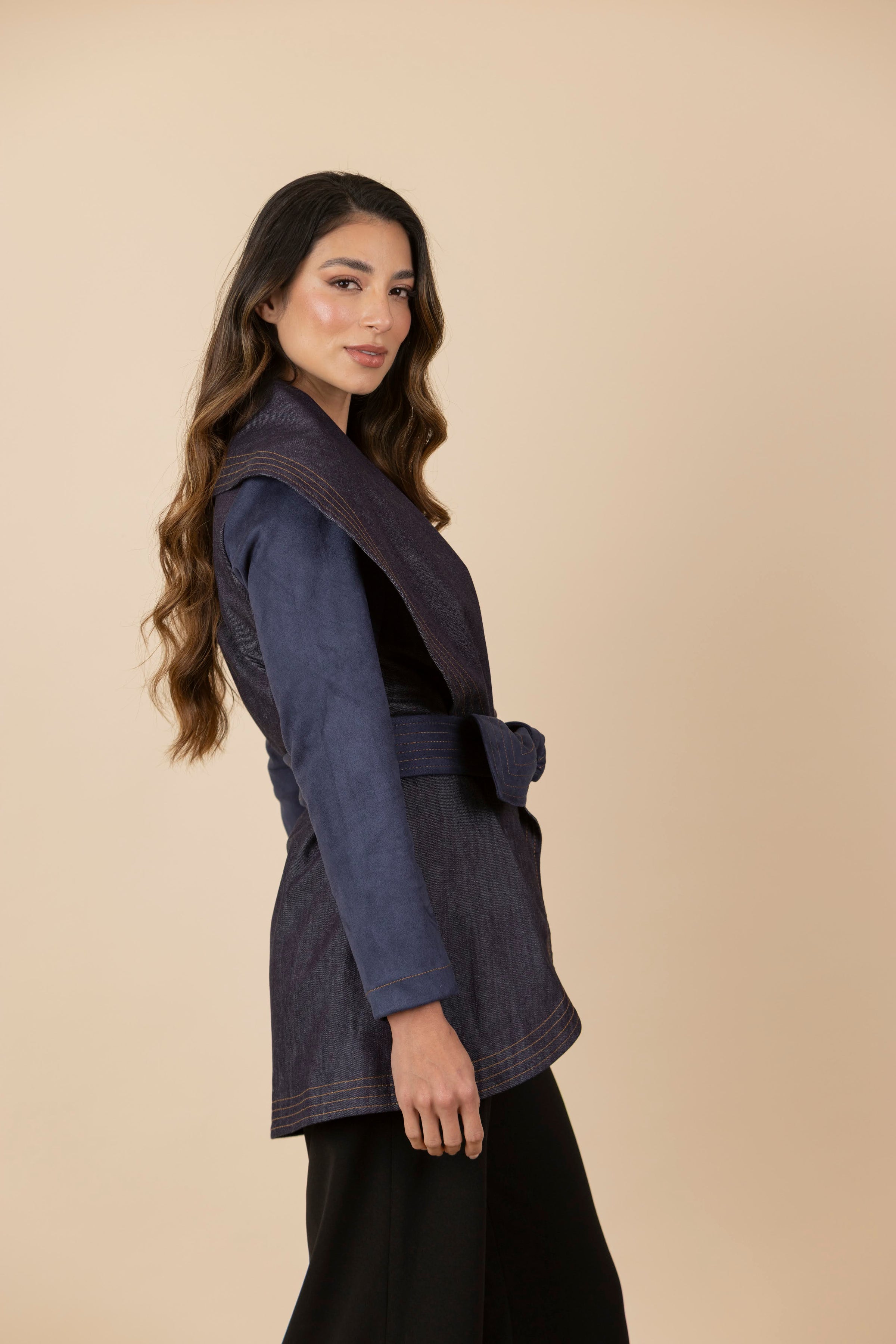 Chaqueta María Jean Ecocuero Ref. #2