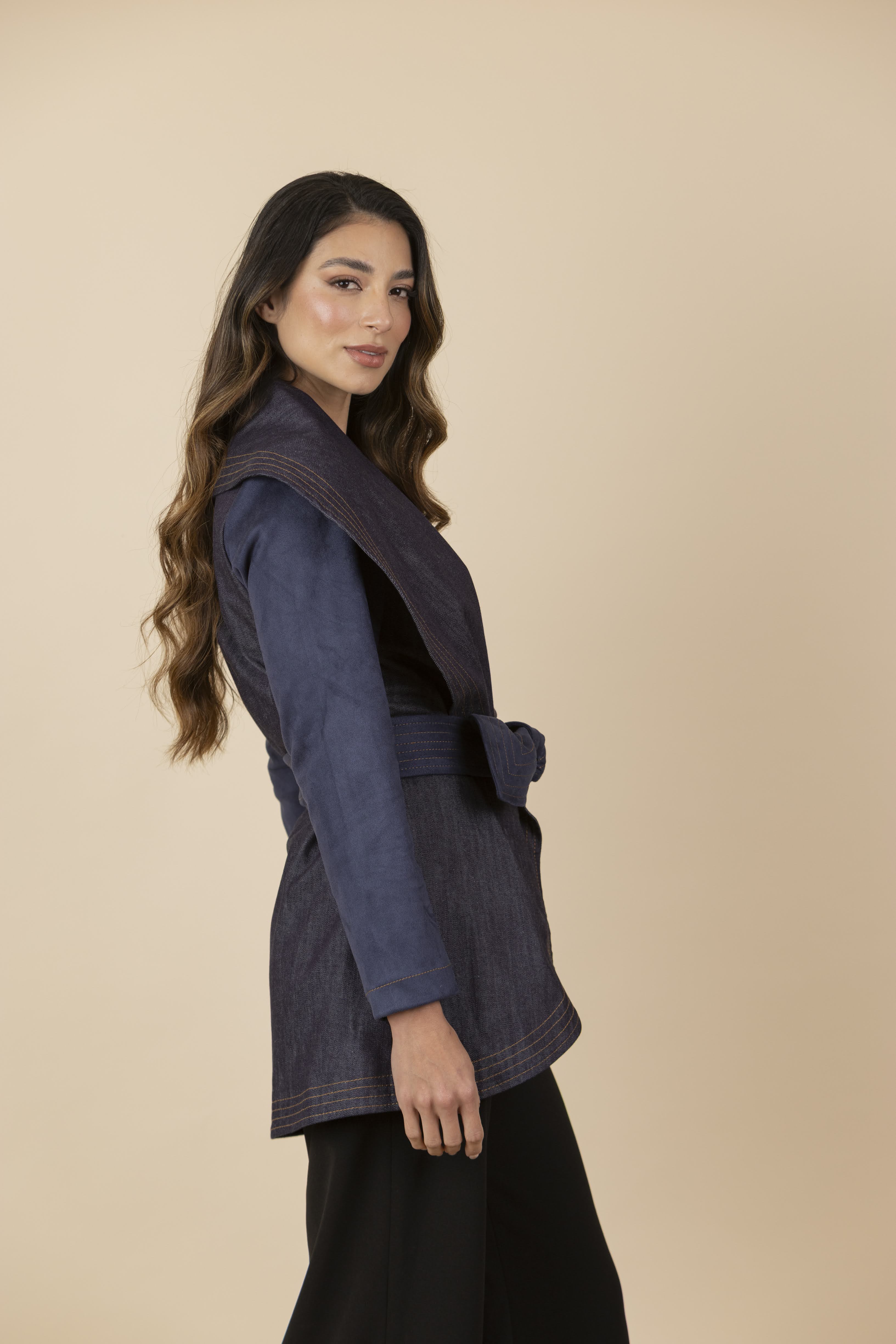 Chaqueta María Jean Ecocuero Ref. #2