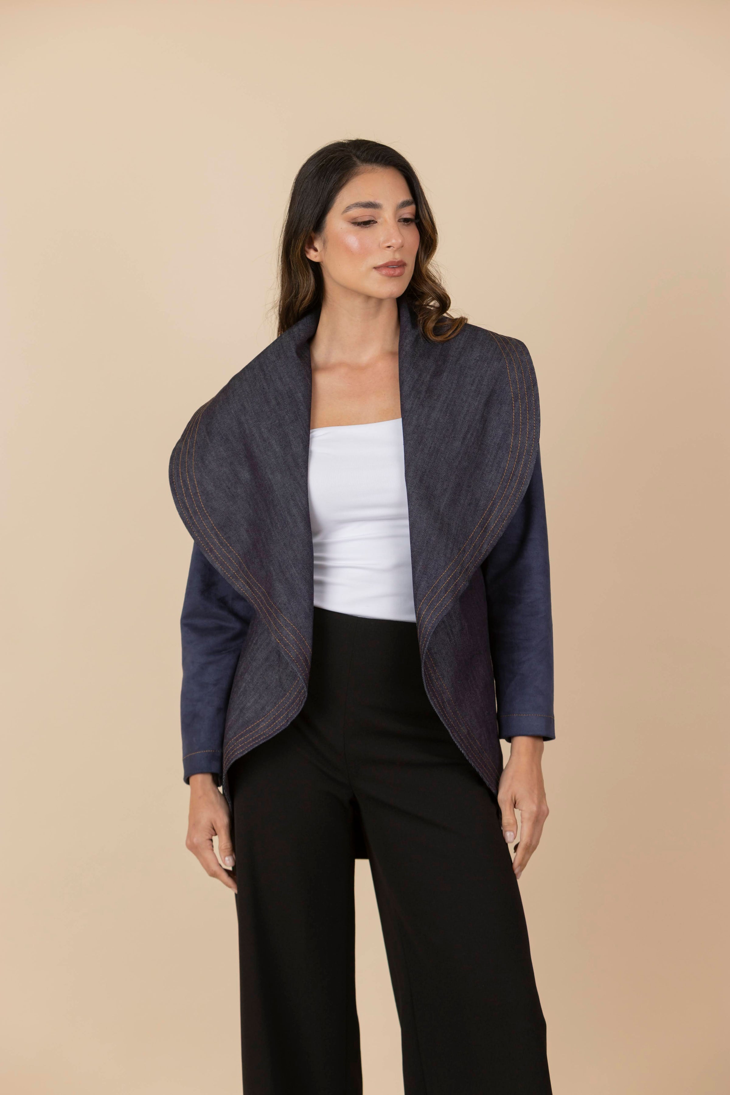 Chaqueta María Jean Ecocuero Ref. #2