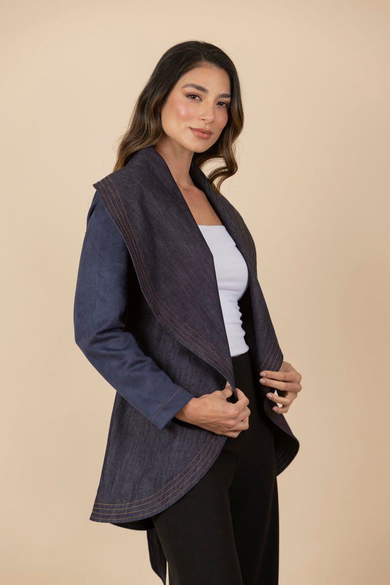 Chaqueta María Jean Ecocuero Ref. #2