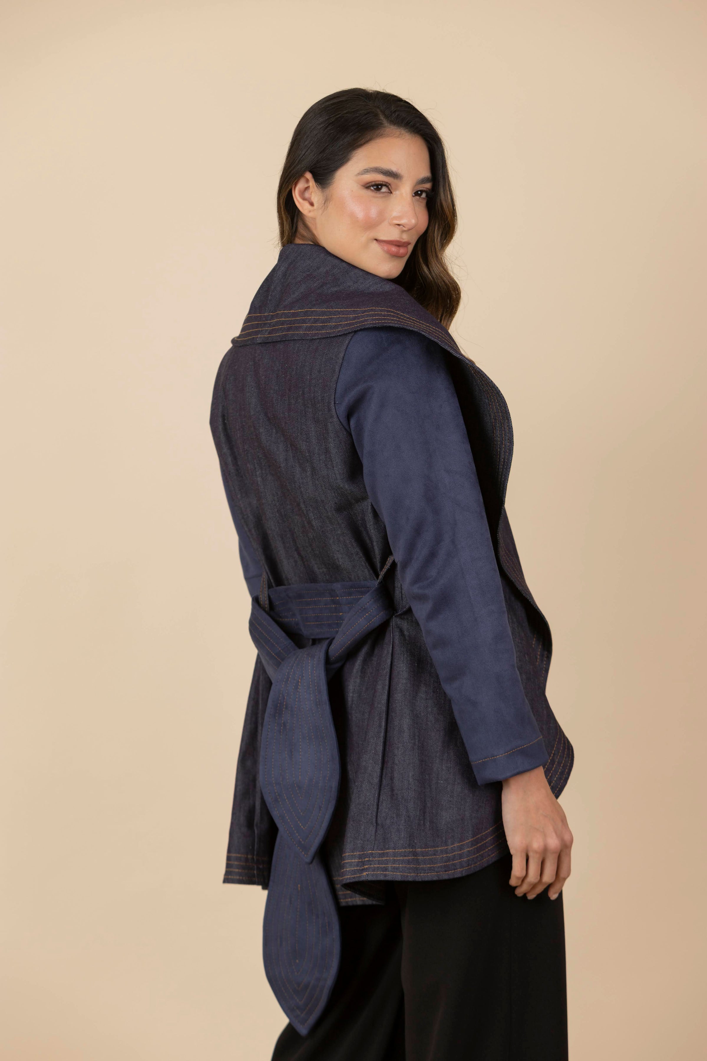 Chaqueta María Jean Ecocuero Ref. #2