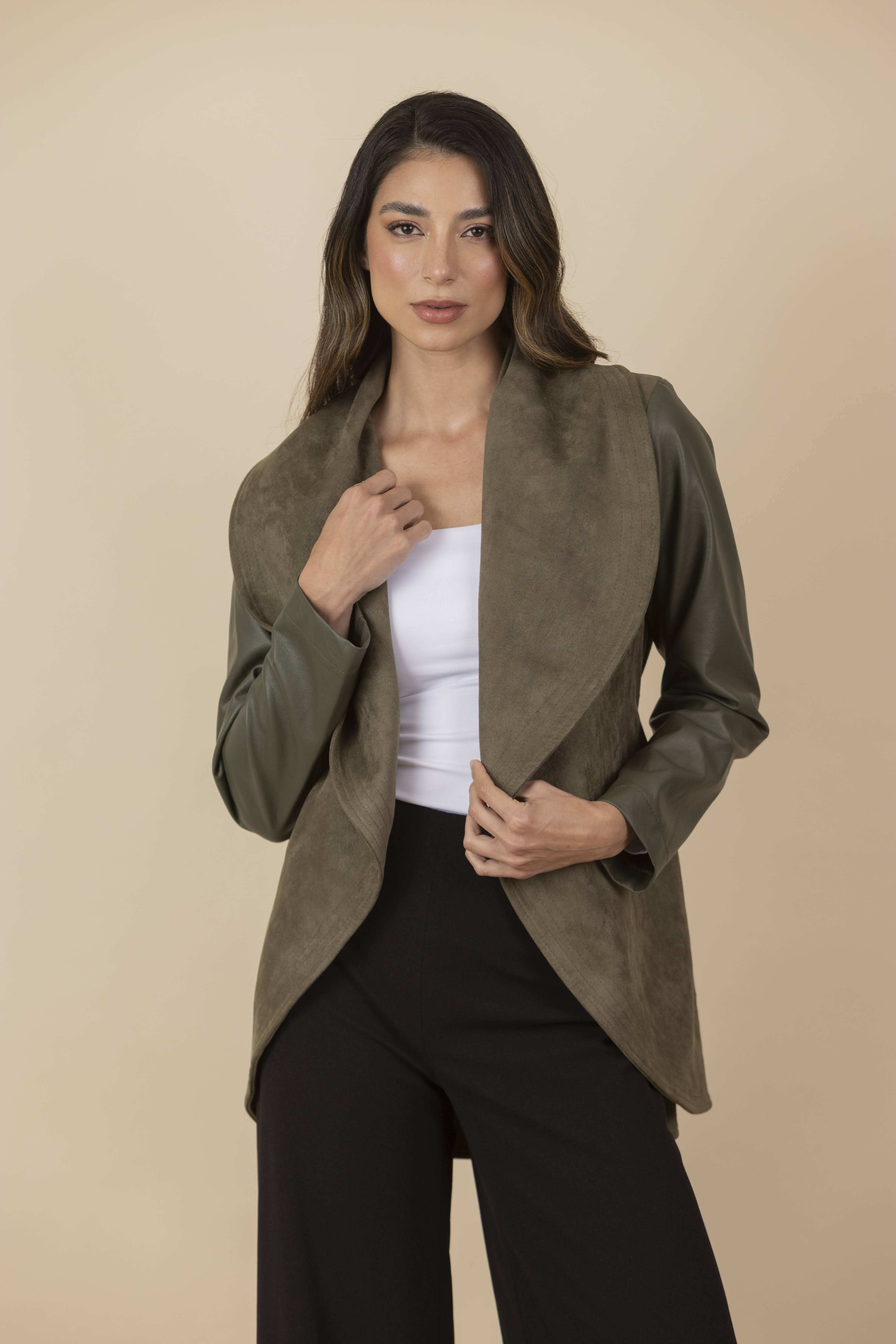 Chaqueta María Verde Olivo Ref. # 2