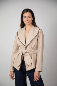 Chaqueta Victoria Resort Beige