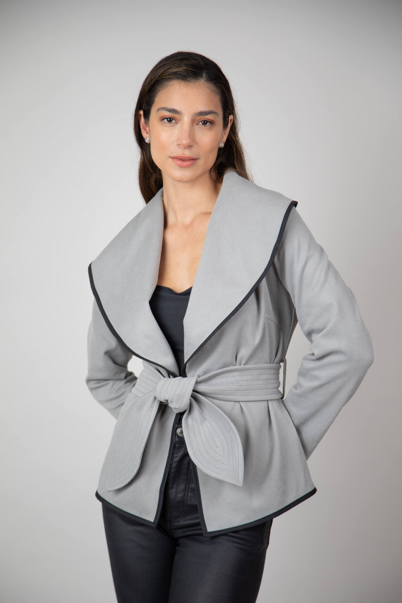 Chaqueta Victoria Resort Gris Claro