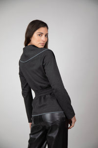 Chaqueta Victoria Resort Gris Ratón