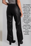 Pantalón Palazzo Ecocuero Azul Navy