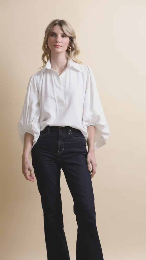 Blusa Natalia Marfil