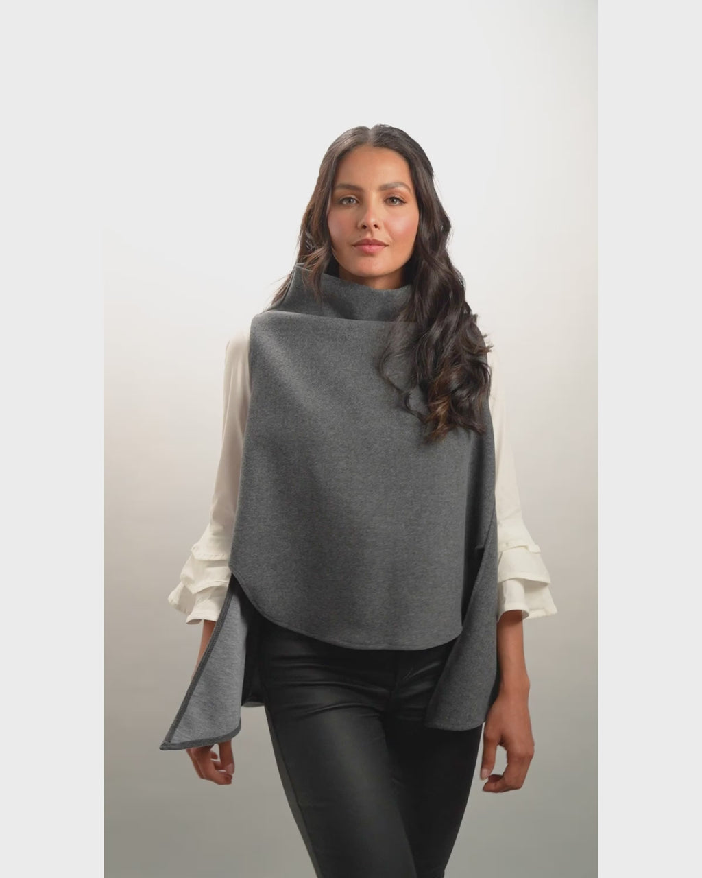 Chaleco Desigual Paño Gris Oscuro